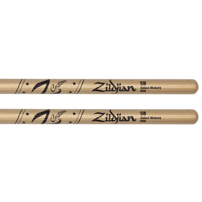 Zildjian Z Custom Limited-Edition Drumsticks - 5B, Wood Tip, Gold Chroma (Z5BCG-ZC)