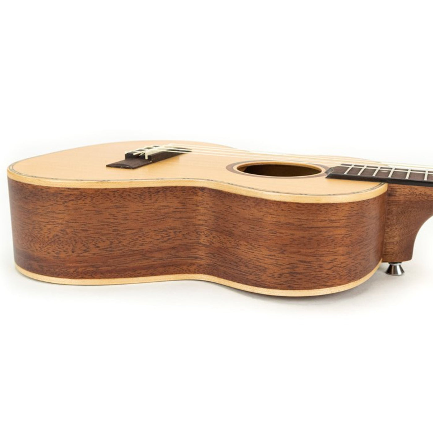 Lanikai CDST-T 4 String Ukulele, Tenor Cedar Solid Top Ukulele, with Deluxe Grover Tuners, Natural