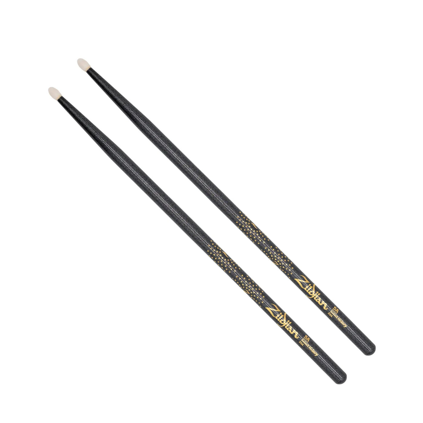 Zildjian Z Custom Limited-Edition Drumsticks - 5A, Nylon Tip, Black Chroma (Z5ACBN-ZC)