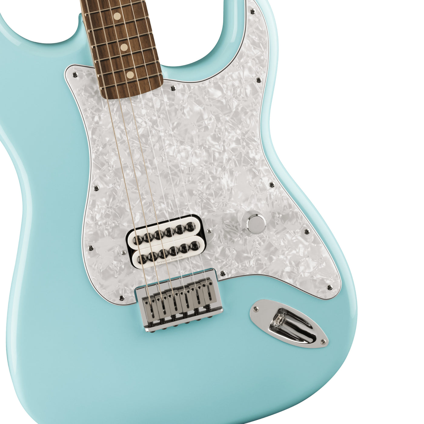 Fender Limited Edition Tom DeLonge Stratocaster Electric Guitar, Daphne Blue (0148020304)