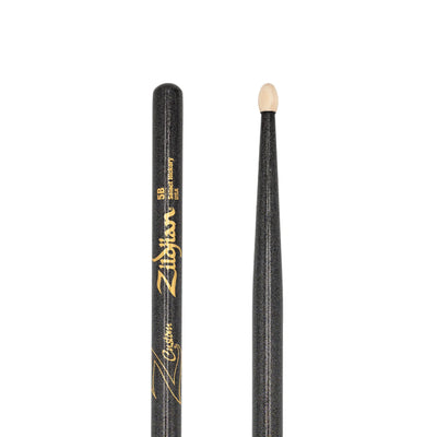 Zildjian Z Custom Limited-Edition Drumsticks - 5B, Wood Tip, Black Chroma (Z5BCB-ZC)