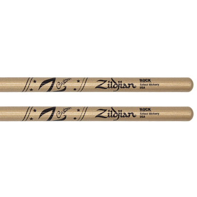 Zildjian Z Custom Limited-Edition Drumsticks - Rock, Wood Tip, Gold Chroma (ZRKCG-ZC)