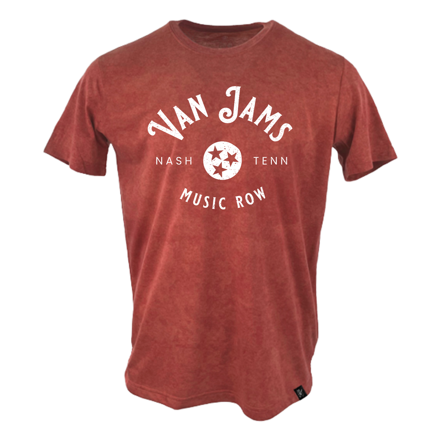 VAN JAMS - CLASSIC LOGO T-SHIRT: VINTAGE CRIMSON