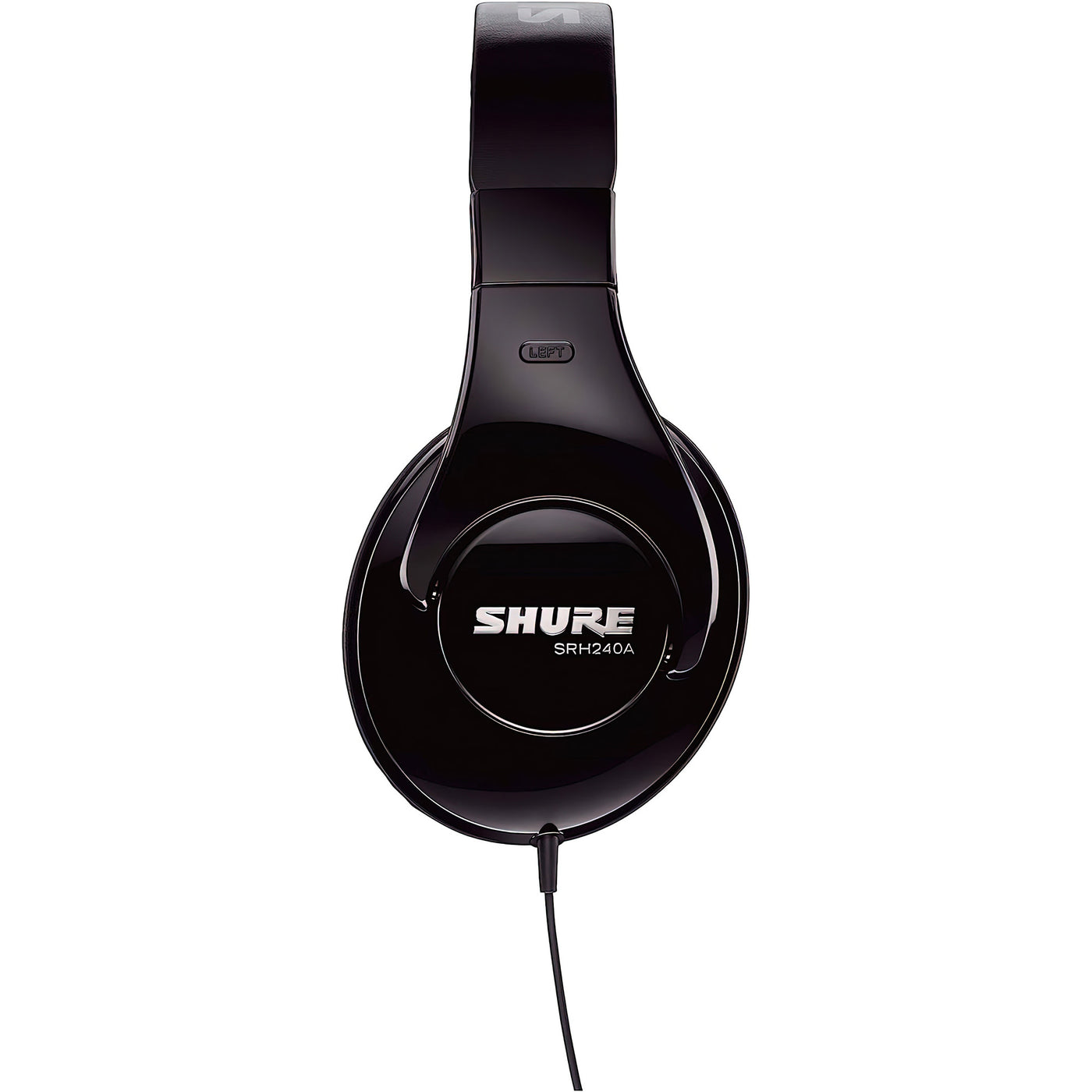 Shure Professional Quality Headphones for Home Recording & Everyday Listening, 40mm Neodymium Dynamic Drivers for Full Bass and Detailed Highs, Threaded 1/4" (6.3 mm) Nickel-Plated Adapter (SRH240A-BK)