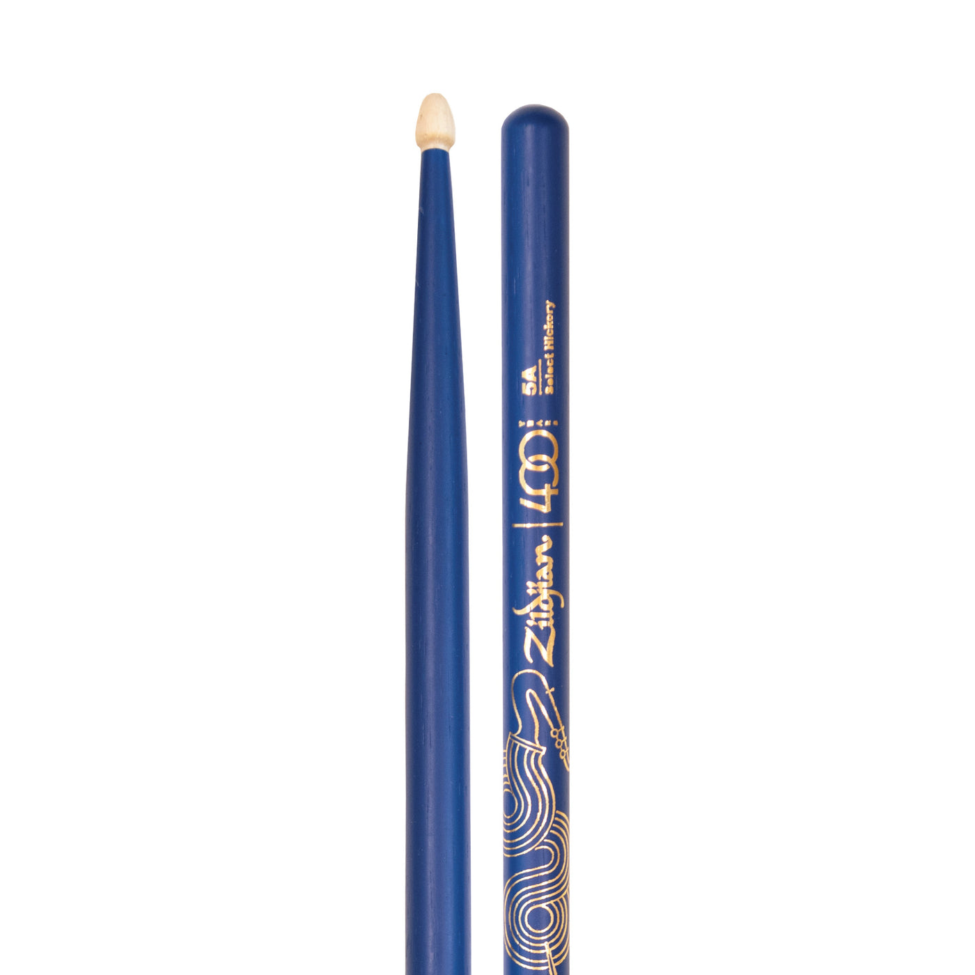 Zildjian Limited Edition 400th Anniversary 5A Acorn Blue Drumstick (Z5AACBU-400)