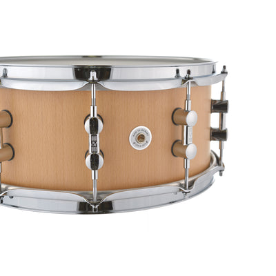 Sonor KS-1406-SDW-NAB Kompressor Snare Drum, Percussion Instrument, Heavy Beech, 14" x 6"