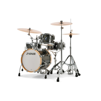 Sonor AQX Jungle 4-piece Shell Pack, Black Midnight Sparkle (AQX-JUNGLEWMBMS)