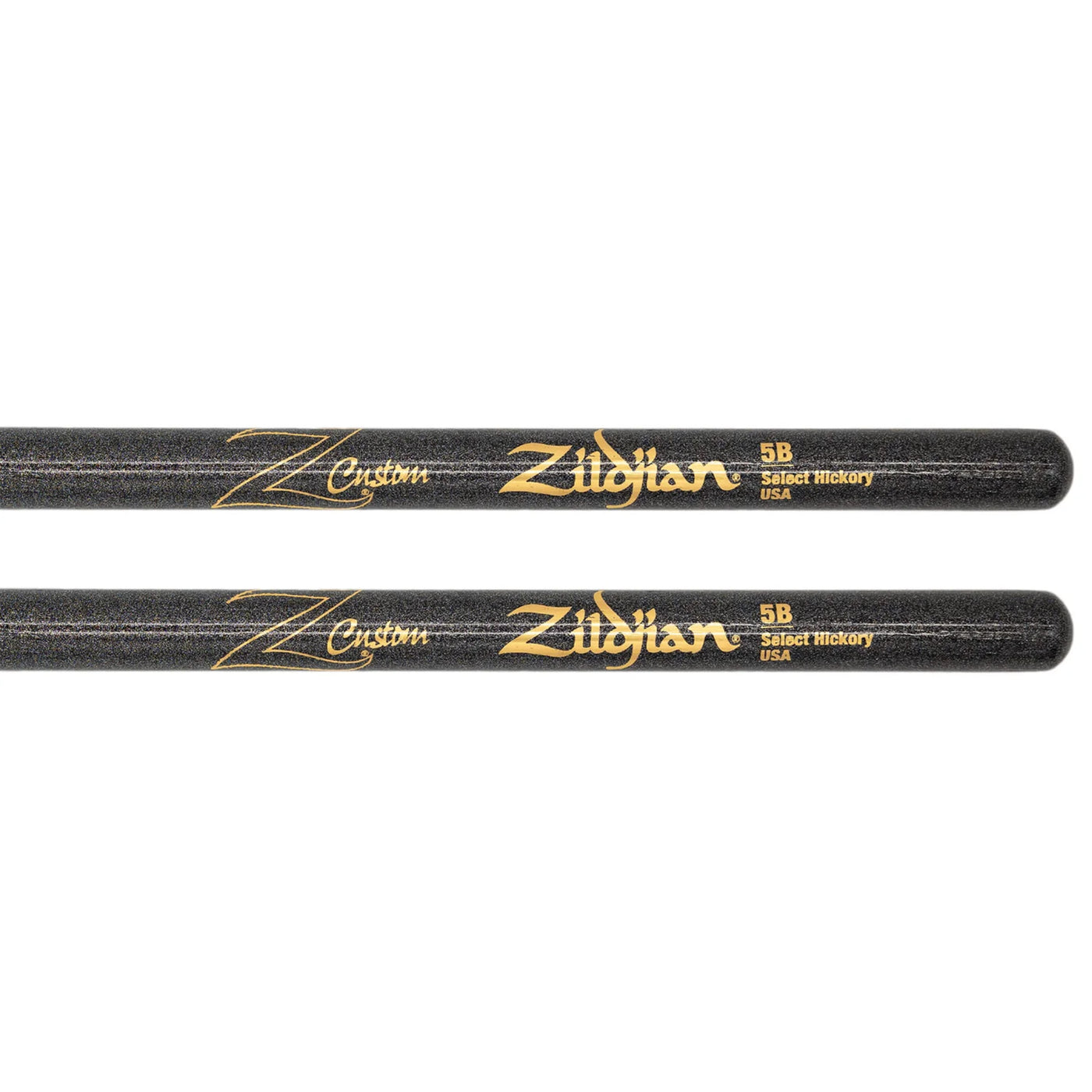 Zildjian Z Custom Limited-Edition Drumsticks - 5B, Wood Tip, Black Chroma (Z5BCB-ZC)