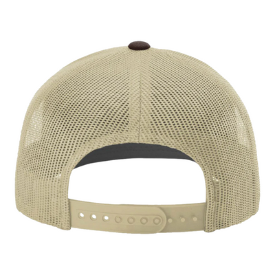 VAN JAMS - SNAP BACK HAT: BROWN/KHAKI