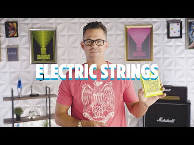 Ernie Ball Regular Slinky Classic Rock n Roll Pure Nickel Wrap Electric Guitar Strings, 10-46 Gauge- 6 Strings