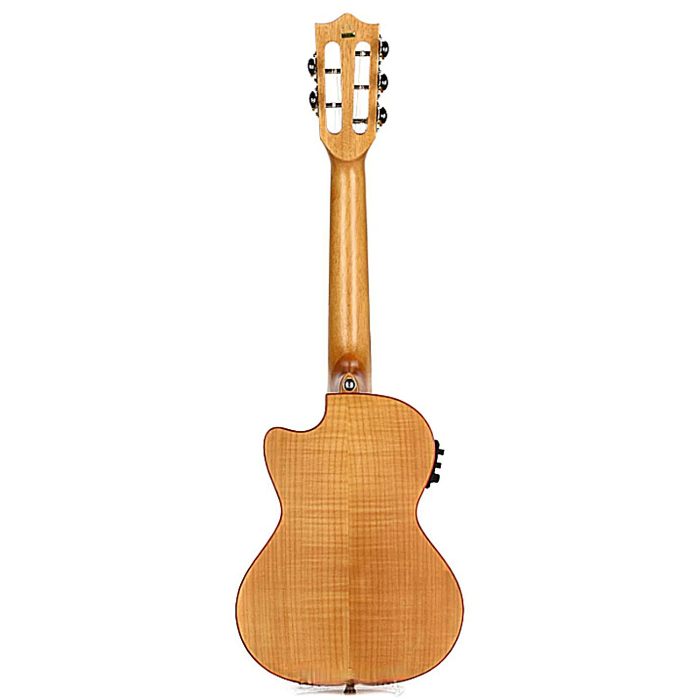 Lanikai FM-5CET 5 String Ukulele, Flame Maple Tenor Cutaway and Electronics, with Fishman Kula Preamp and Tuner