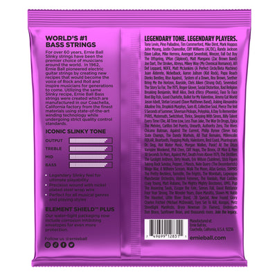 Ernie Ball Power Slinky Nickel Wound Electric Bass Strings, 55-110 Gauge- 4 Strings