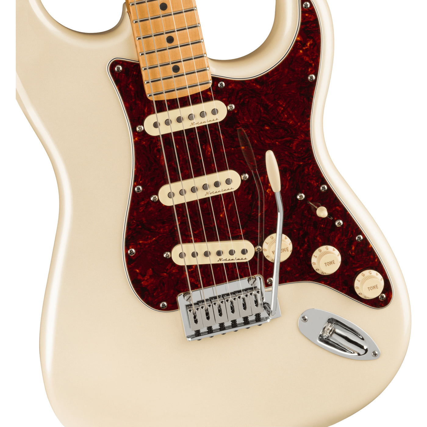 Fender Player Plus Stratocaster Electric Guitar, Olympic Pearl (0147312323)