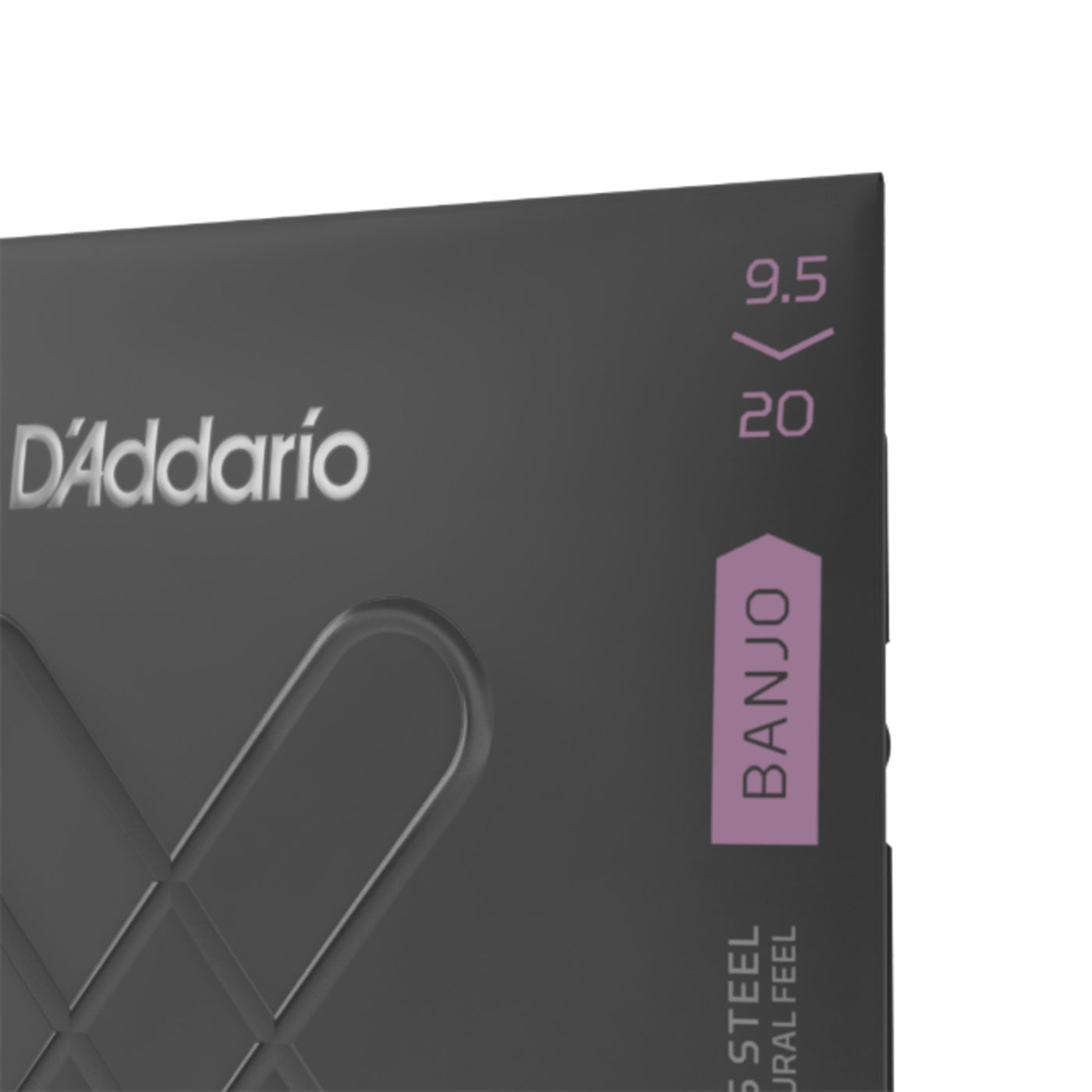 D'Addario XT Stainless Steel Banjo Strings, Custom Light, 9.5-20 (XTJ09520)