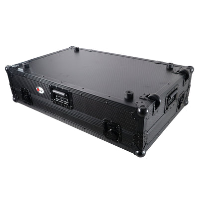 ProX XS-XDJXZWBL ATA-300 Style Flight Case, For Pioneer XDJ-XZ DJ Controller, With 1U Rack Space and Wheels, Pro Audio Equipment Storage, Black