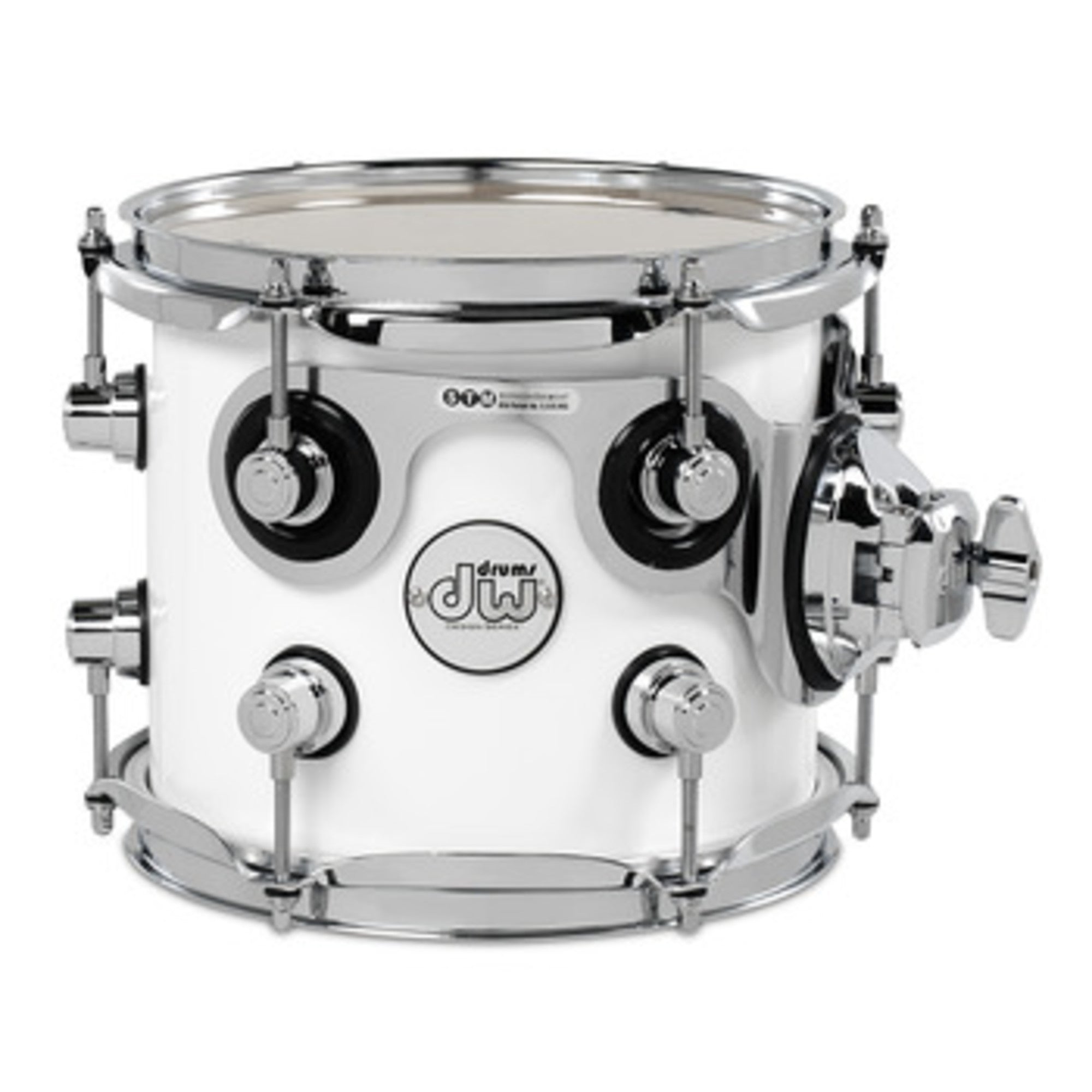 DW Design 7 x 8 Gloss White Rack Tom with STM – Interstate Music