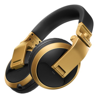 Pioneer DJ HDJ-X5BT-N Over-Ear DJ Wired Studio Headphones, Bluetooth Headphones, Professional Audio Equipment for Recording and DJ Booth, Gold