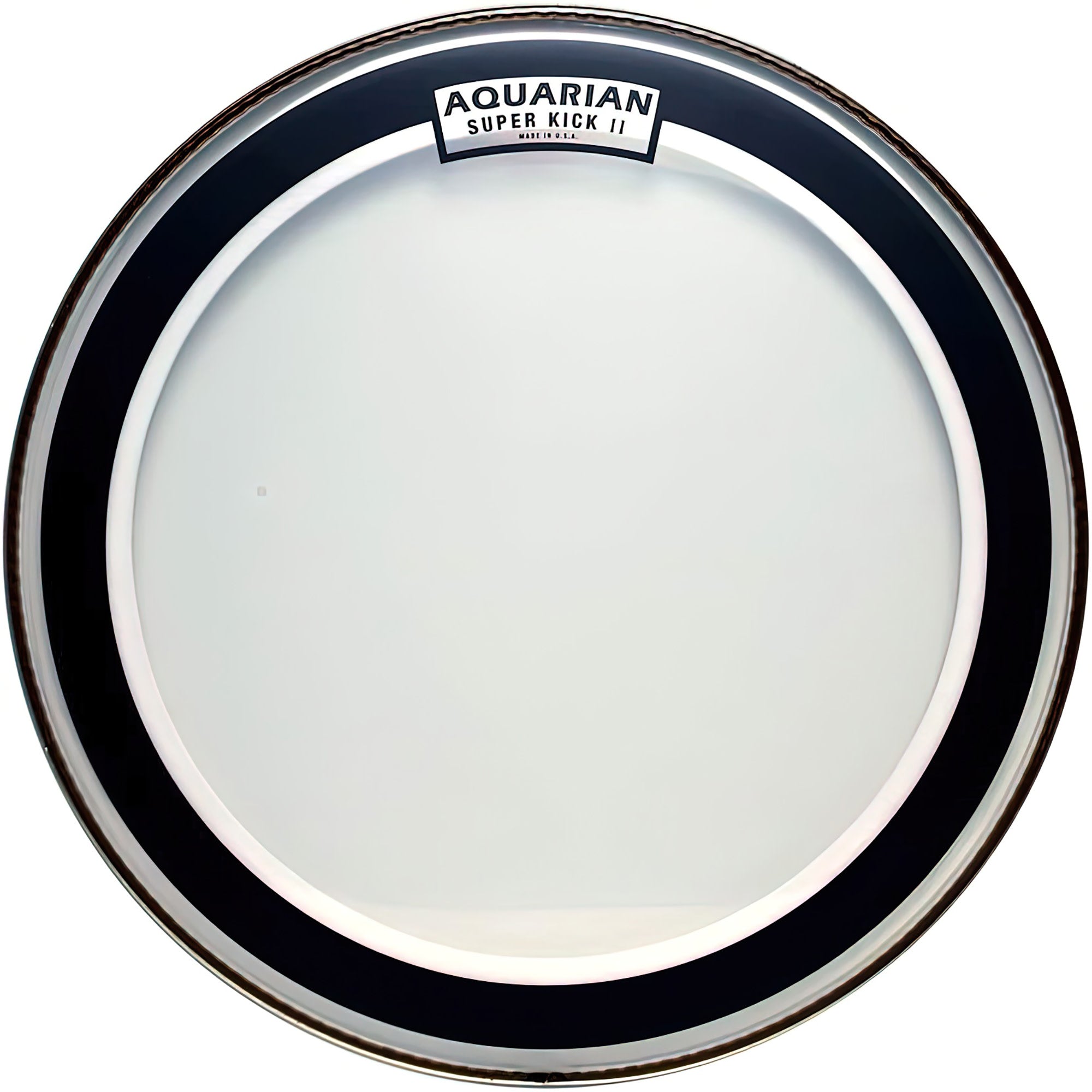Aquarian Superkick Clear Double Ply Bass Drum, Clear, 24-Inch – Interstate Music