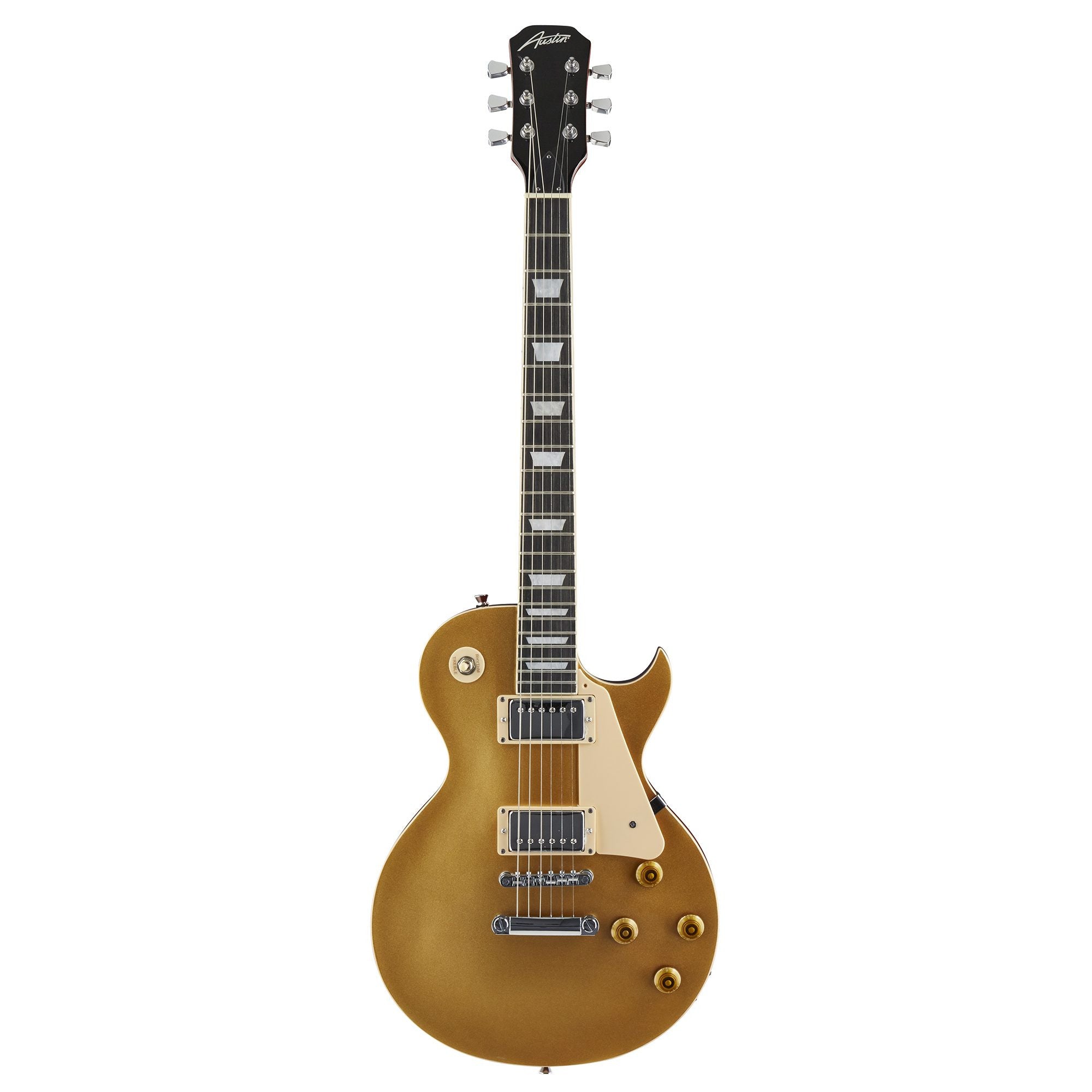 Austin Classic Archtop Set-Neck, Super 6-Pro Gold Top Electric Guitar – Intersta