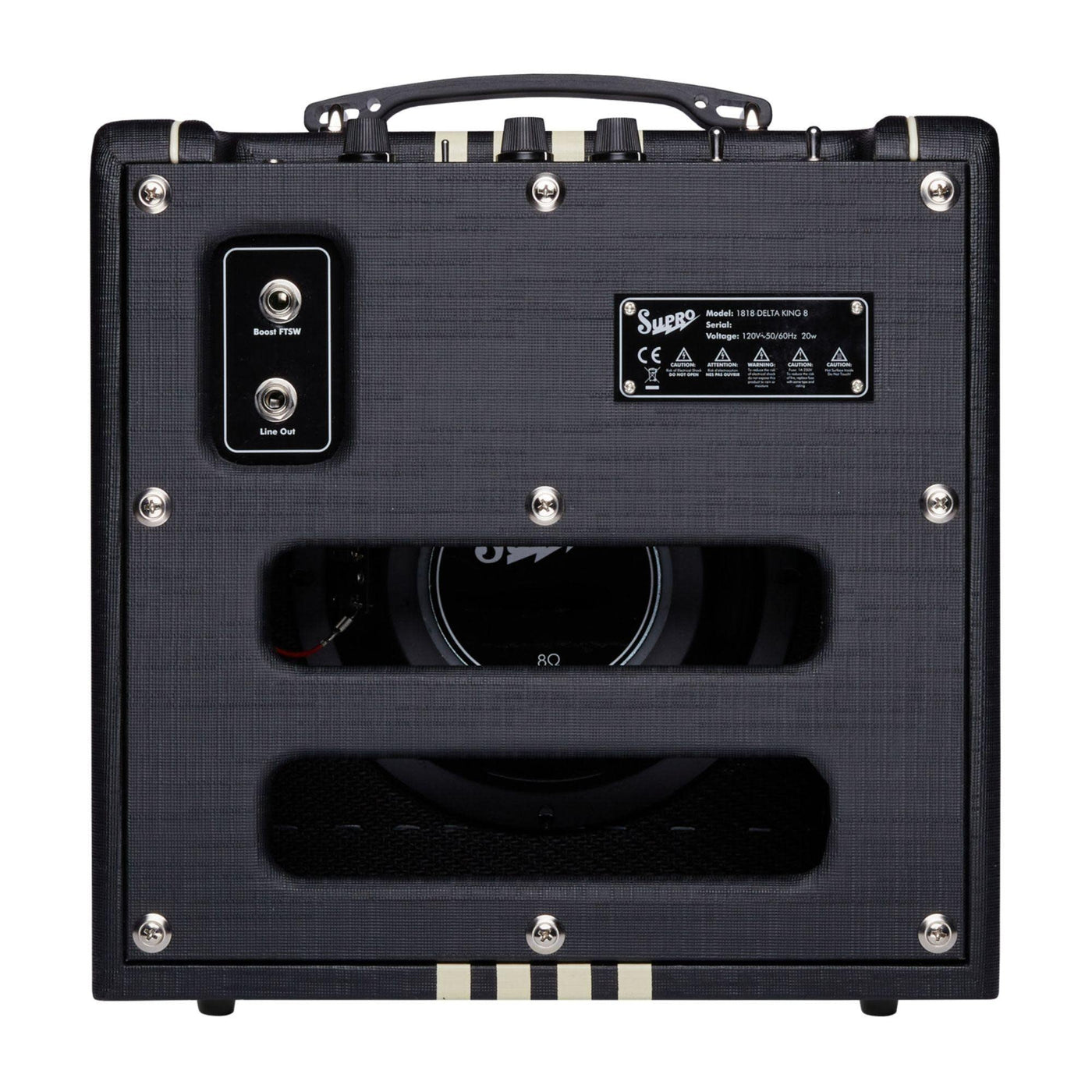 Supro 1820RTB Delta King 10 Tube Guitar Combo Amplifier - Tweed & Black