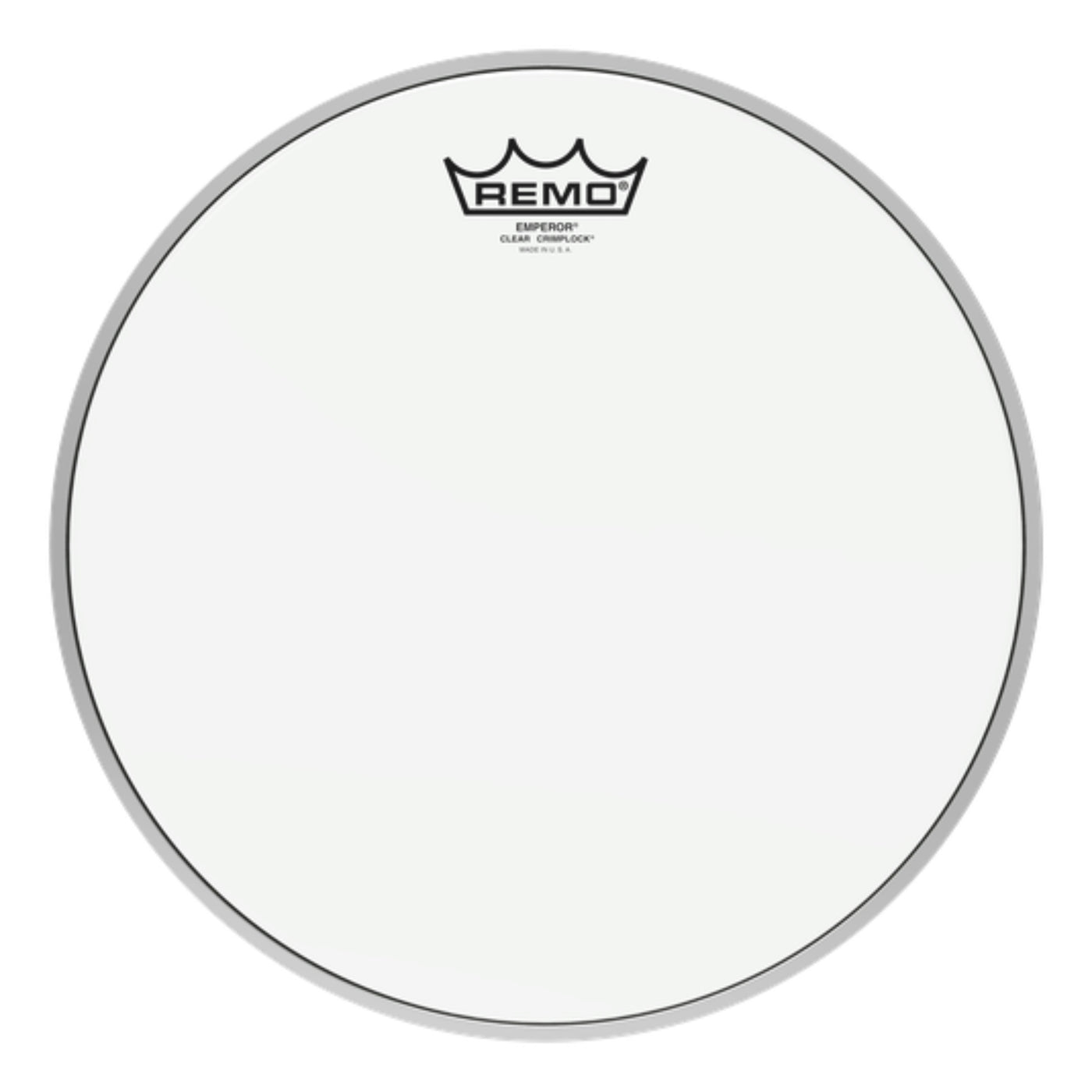 Remo BE-0312-MP 12-Inch Emperor Crimplock Drum Head, Clear