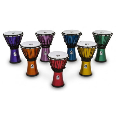 Toca 7-Inch Freestyle Colorsound Djembes in Metallic Colors (TFCDJ-7MS)
