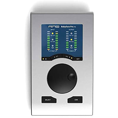 RME Babyface Pro FS USB Audio Interface with Femtosecond Clock, 24-bit/192kHz AD/DA, 2 Microphone Preamps, Digital I/O, MIDI, Metering, DSP, Plug-in Bundle, and Cables