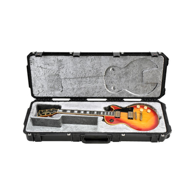SKB Cases 3i-4214-56 iSeries Waterproof Hardshell Les Paul Guitar Case with Pressure Equalization, Wheels, and TSA Locking Latch System