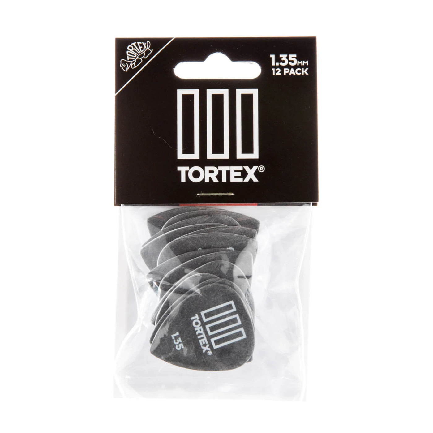 Dunlop 462P135 Tortex Iii Pick 1.35mm- 12 Pack