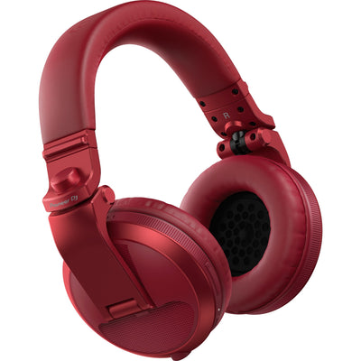 Pioneer DJ HDJ-X5BT-R Over-Ear DJ Wired Studio Headphones, Bluetooth Headphones, Professional Audio Equipment for Recording and DJ Booth, Red