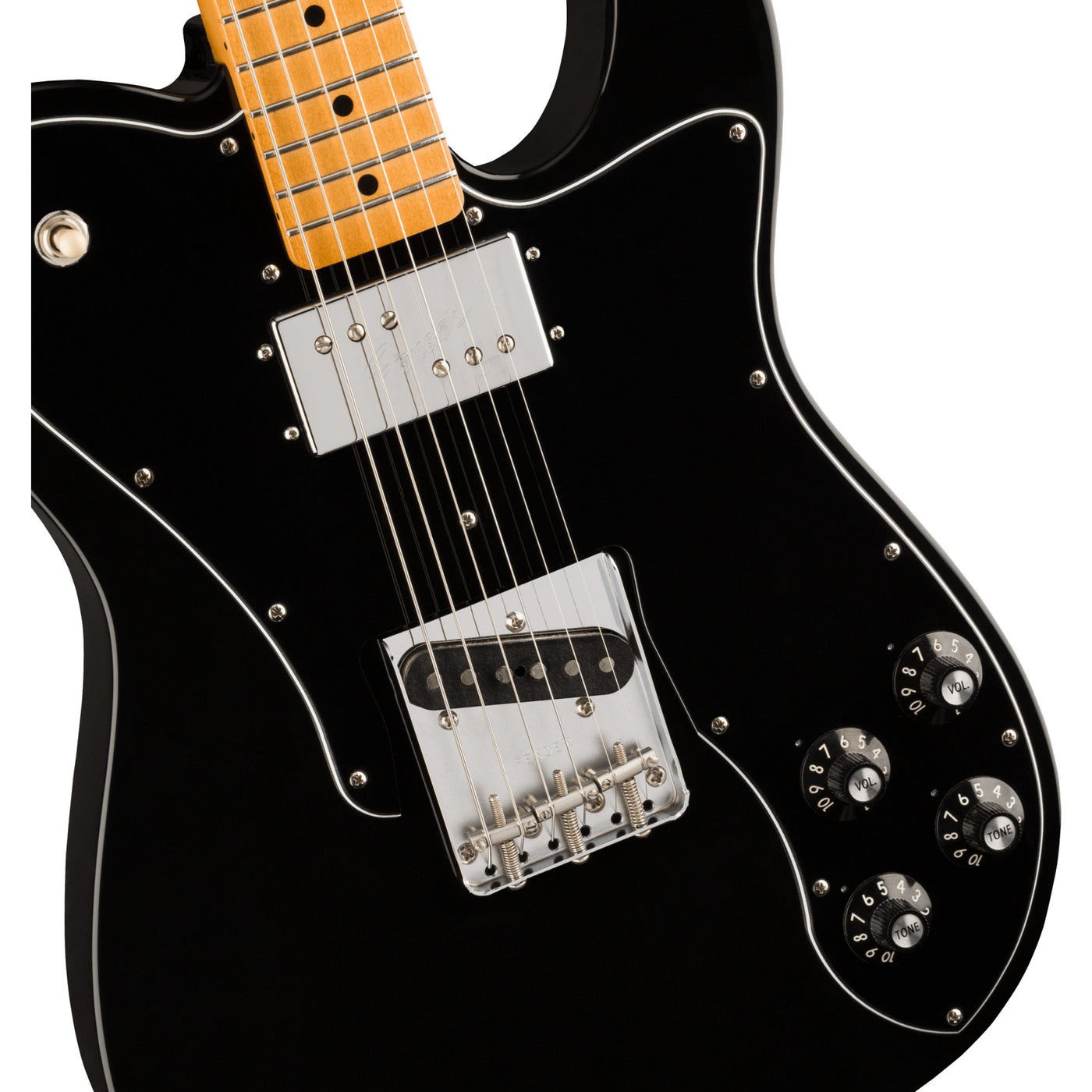 Fender Vintera '70s Telecaster Custom Electric Guitar, Black (0149722306)