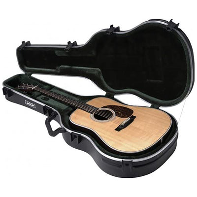 SKB Acoustic Dreadnought Deluxe Guitar Case, with Newly Designed Arched Lid (1SKB-18 )