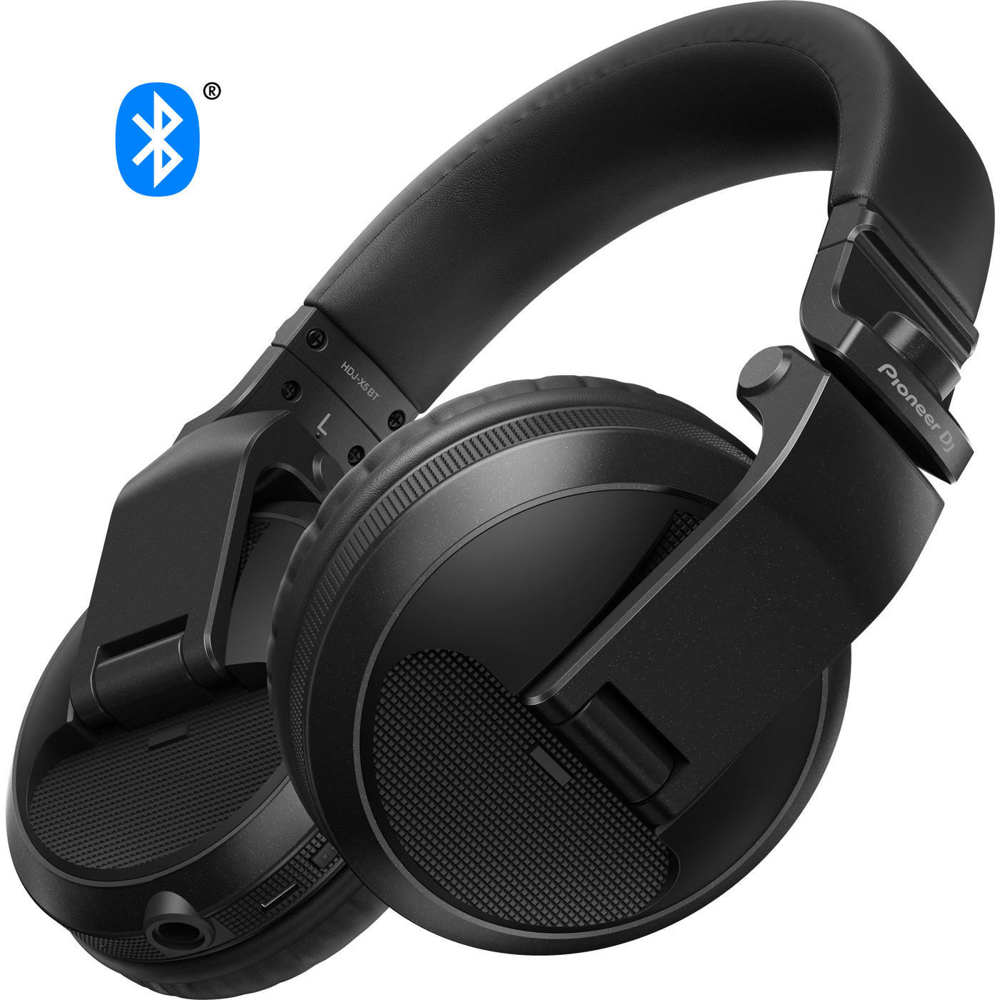 Pioneer DJ HDJ-X5BT-K Over-Ear DJ Wired Studio Headphones, Bluetooth Headphones, Professional Audio Equipment for Recording and DJ Booth, Black