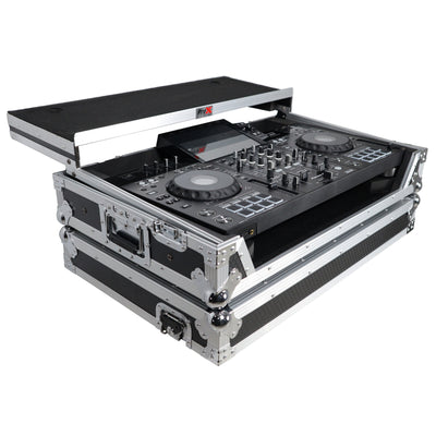 ProX XS-XDJRX3WLT ATA Flight Case, For Pioneer XDJ-RX3 DJ Controller, With Laptop Shelf, 1U Rack Space, and Wheels, Pro Audio Equipment Storage
