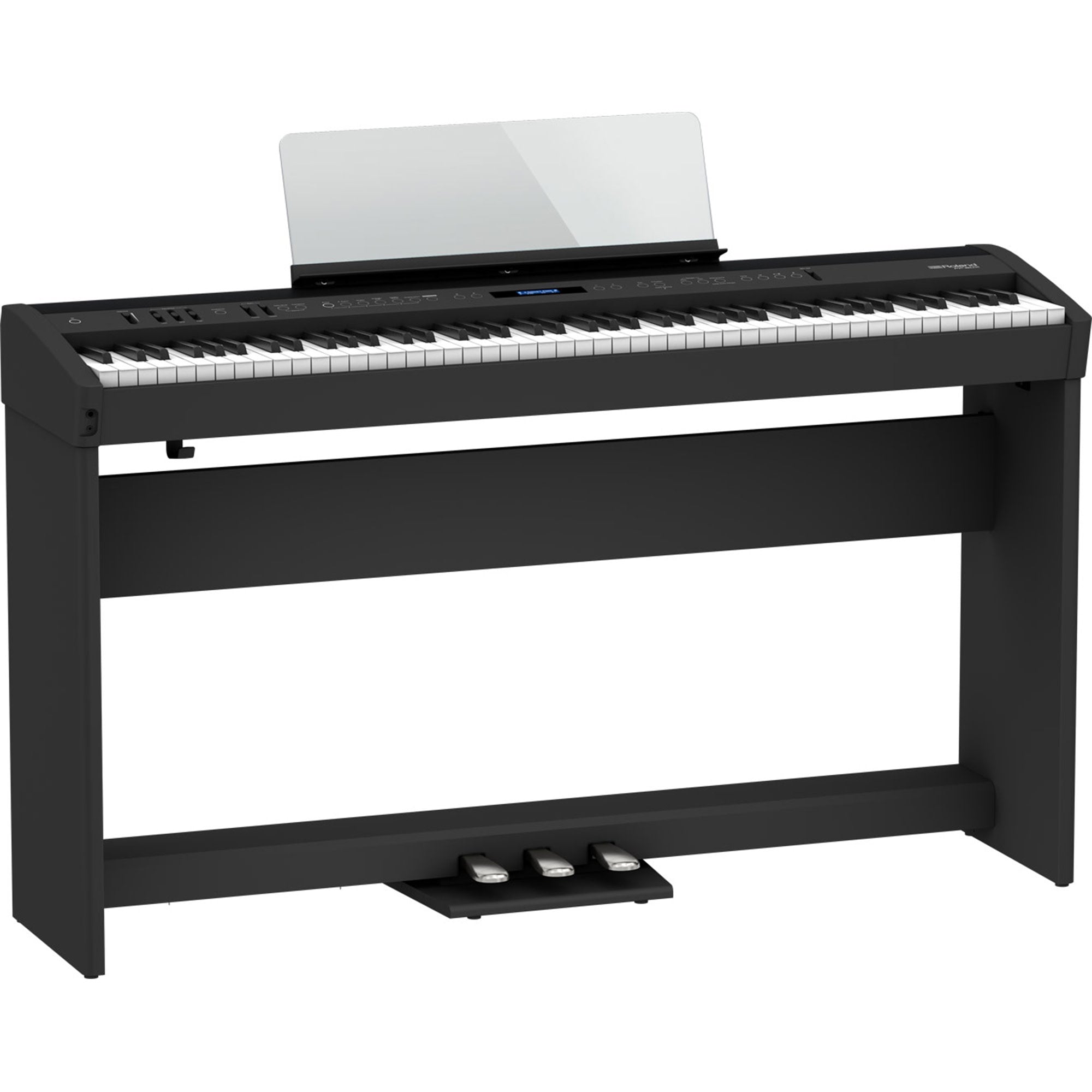 Roland FP-90X Home Digital Piano Keyboard 88 Keys Stereo Amplifier, Bl – Interst