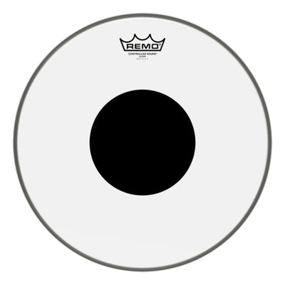 Remo CS-0313-10 13" Controlled Sound Clear Drum Head with Black Dot