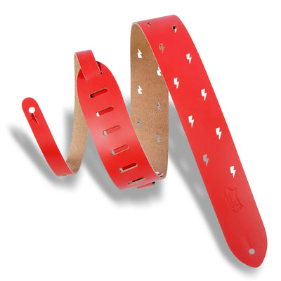 Levy's 2" Bolt Punch Out Strap in Red