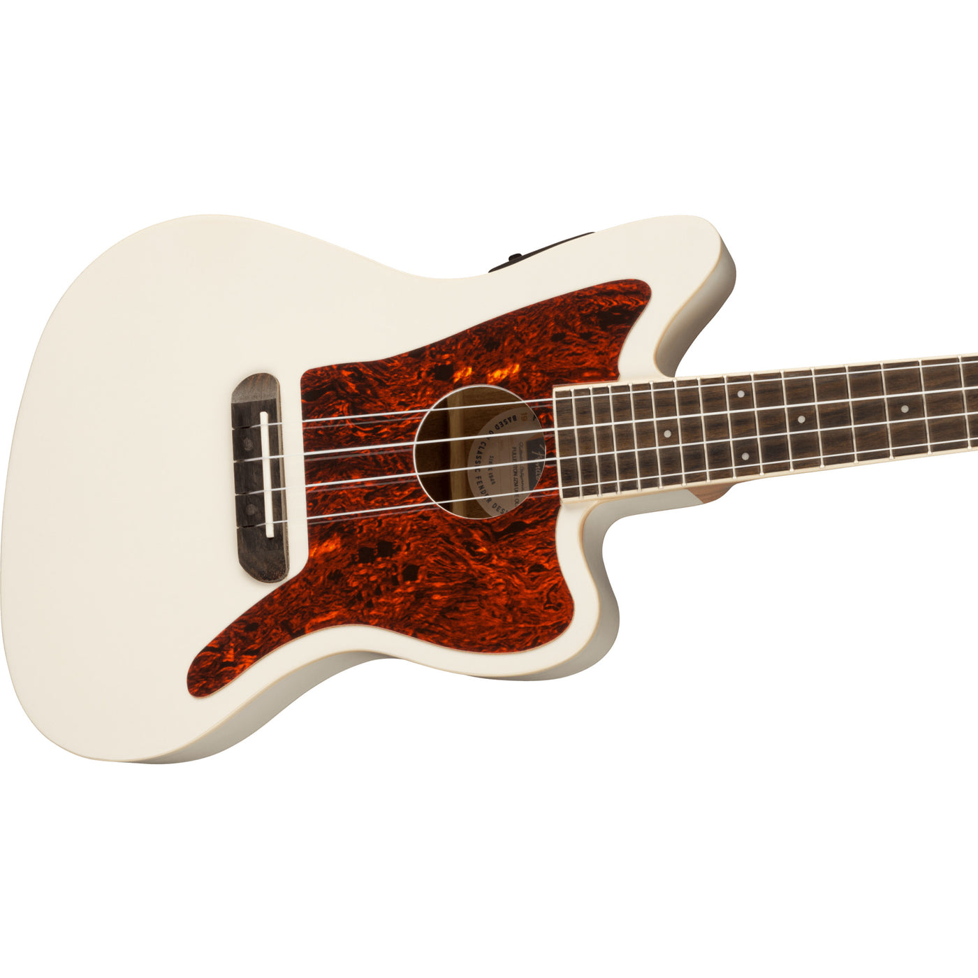 Fender Fullerton Jazzmaster Uke, Olympic White (0971653005)