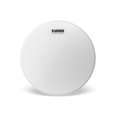 Evans Orchestral Coated White Snare Drum Head, 14-Inch (B14GCS)