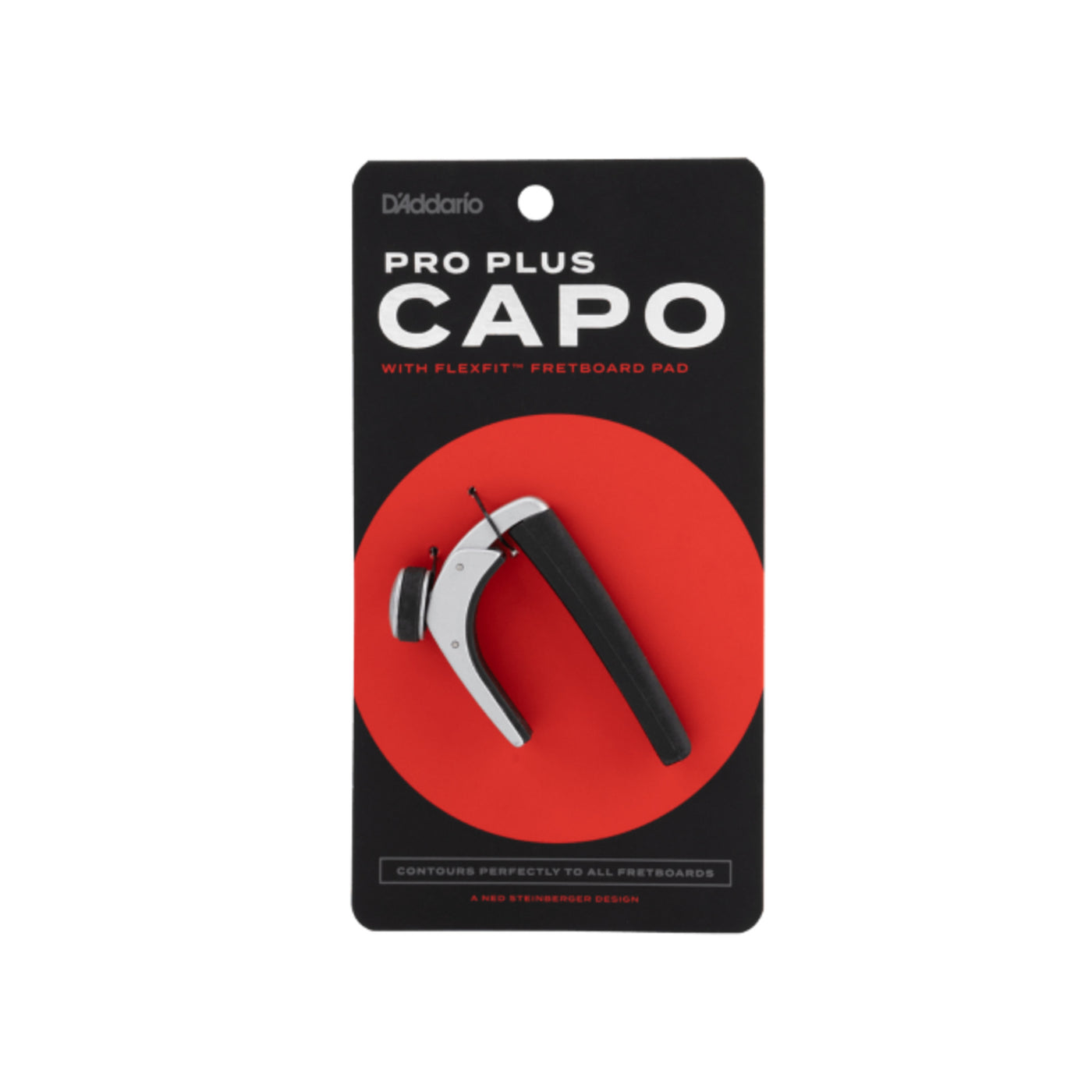D'Addario Pro Plus Capo, Silver (PW-CP-19S)