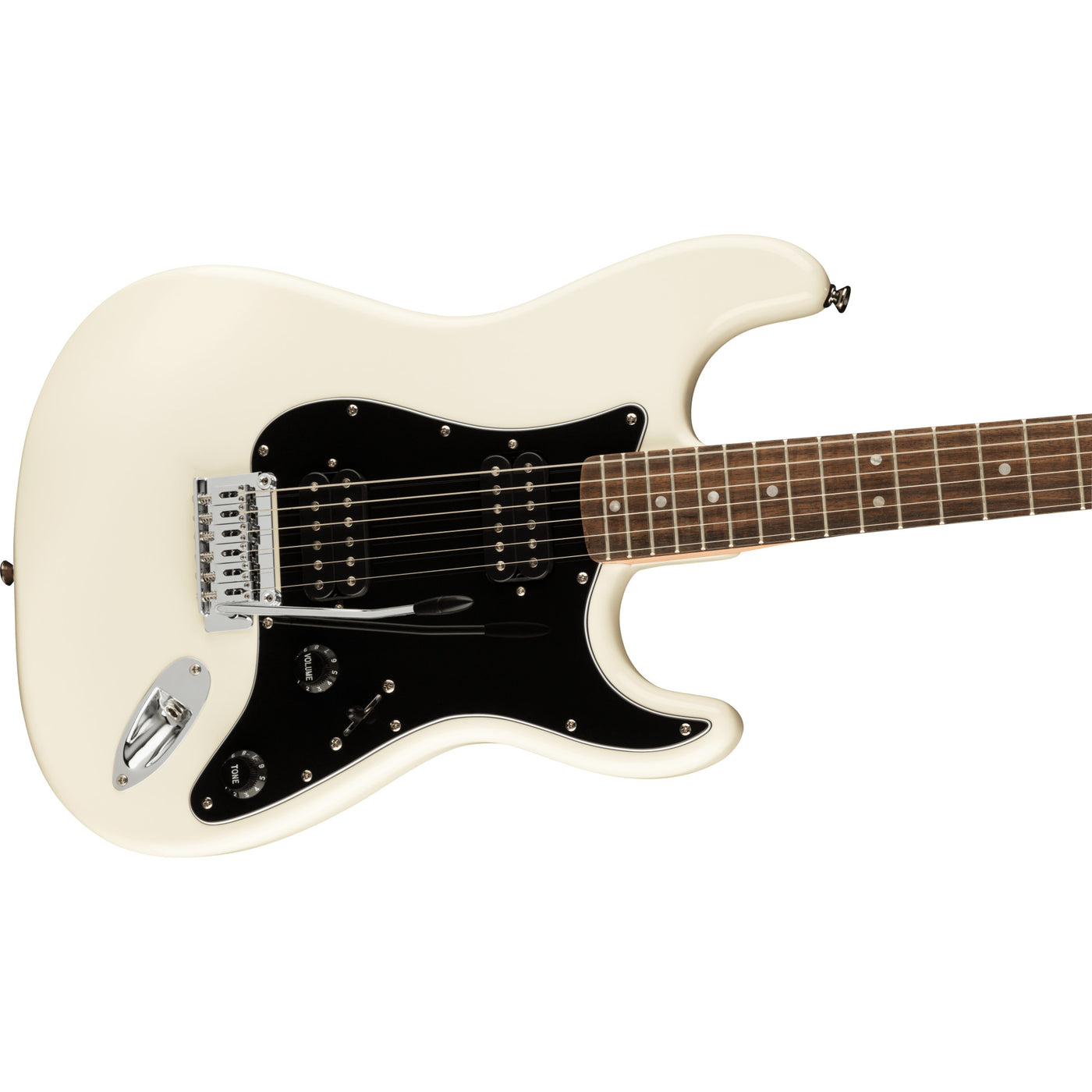 Fender Affinity Series Stratocaster HH Electric Guitar, Olympic White (0378051505)