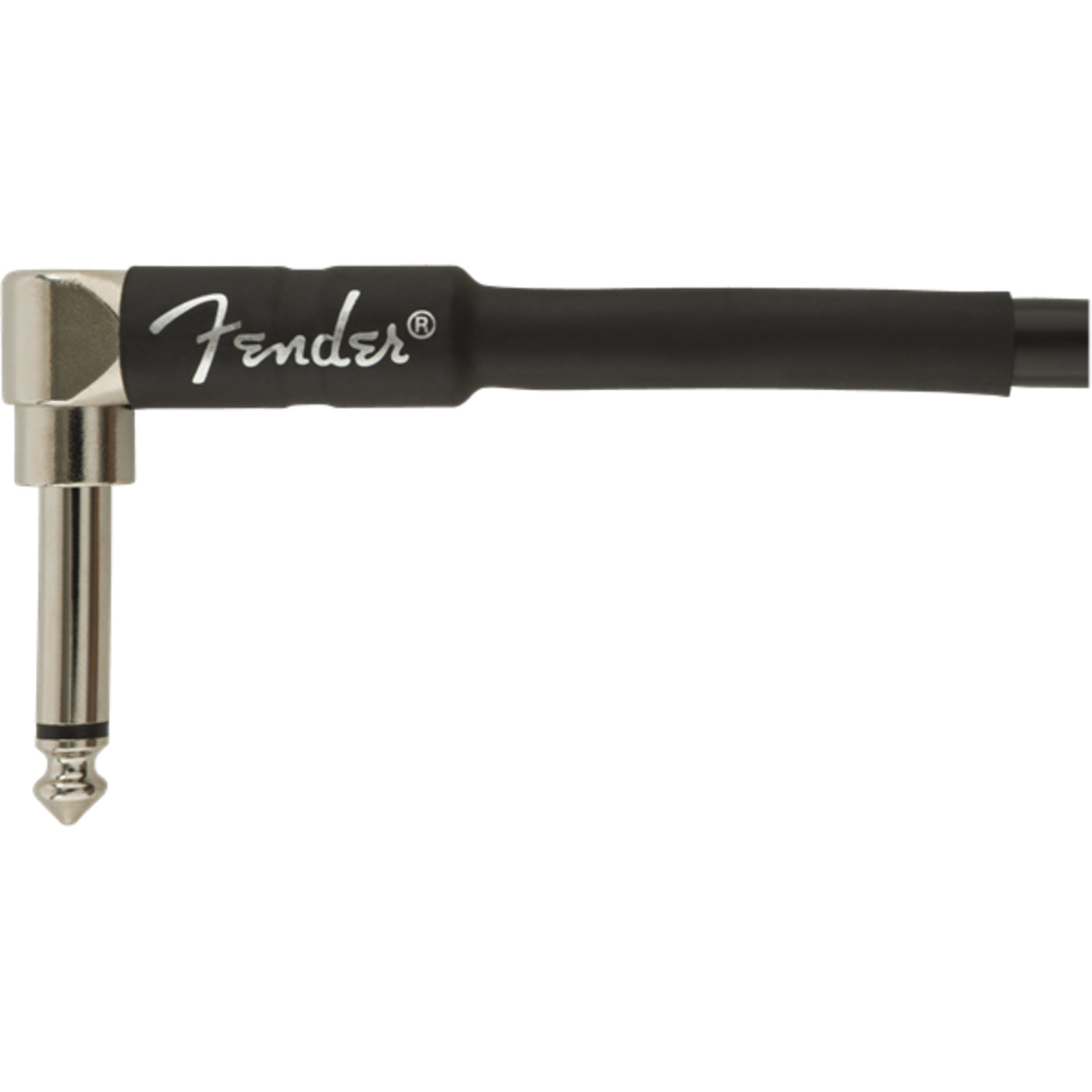 Fender Professional Series 10-Foot Straight to Angle Instrument Cable, Black (0990820025)