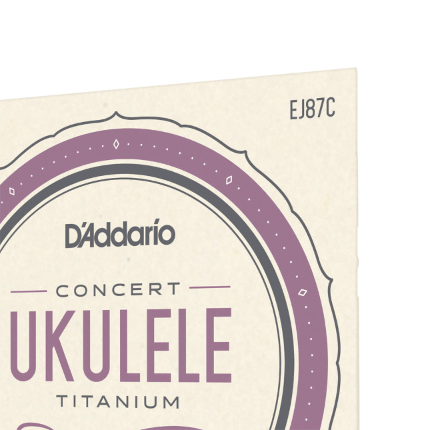 D'Addario Titanium Ukulele Strings, Concert (EJ87C)