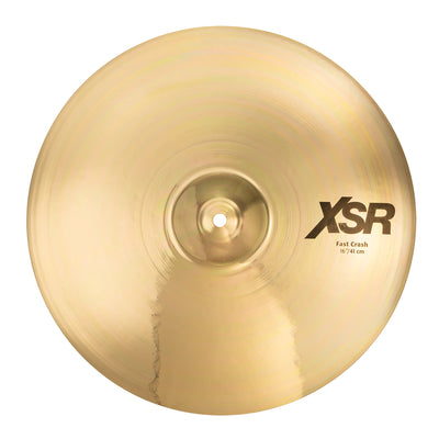 Sabian 16" XSR Fast Crash Cymbal - Brilliant Finish
