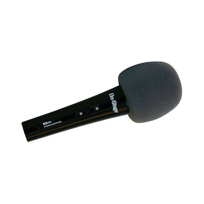 On-Stage Foam Windscreen For Dynamic Microphones, Grey (ASWS58-GRY)