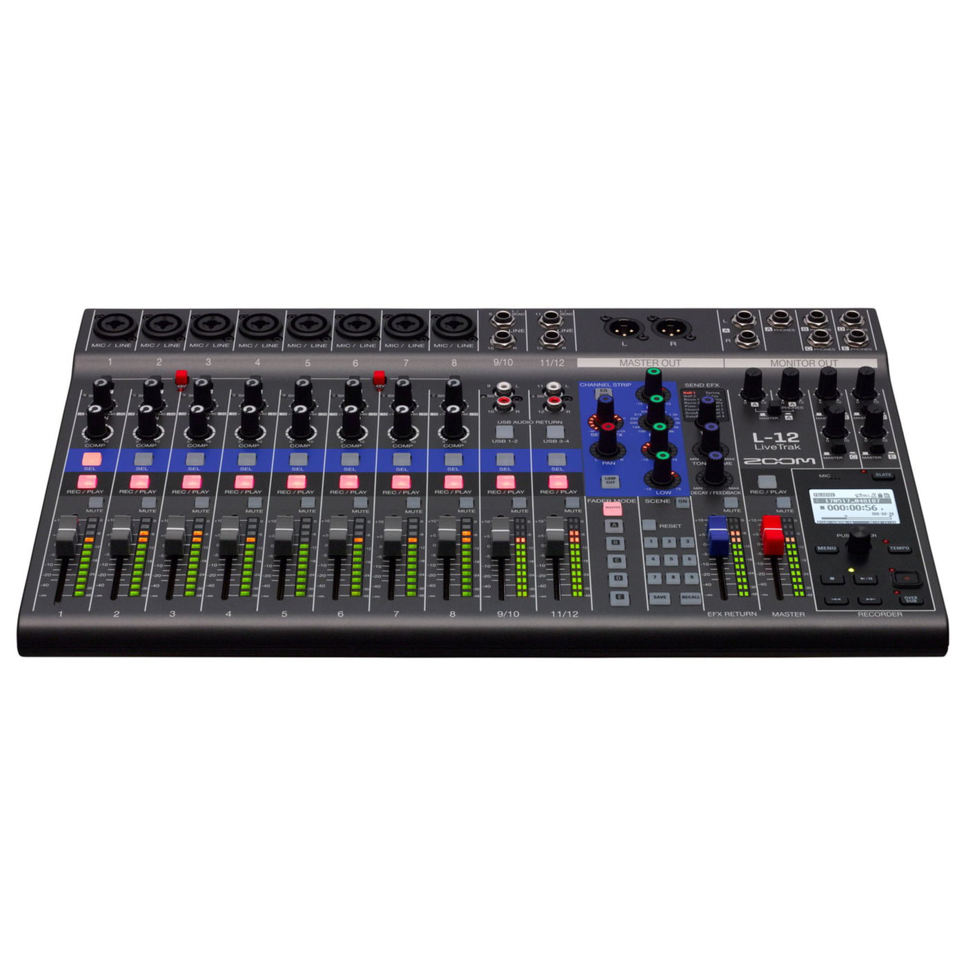 Zoom L12 LiveTrak 12-channel Digital Mixer/Recorder