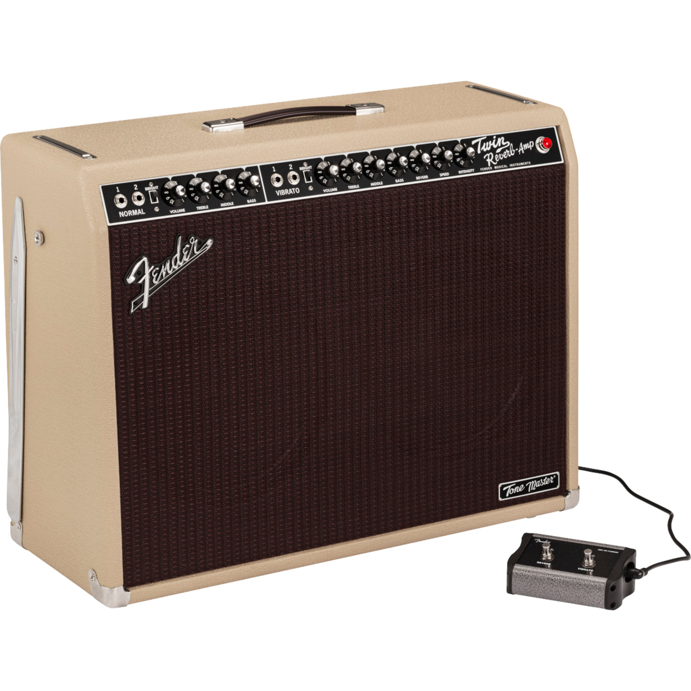 Fender Tone Master Twin Reverb 200W Guitar Combo Amplifier, Blonde (2274200982)