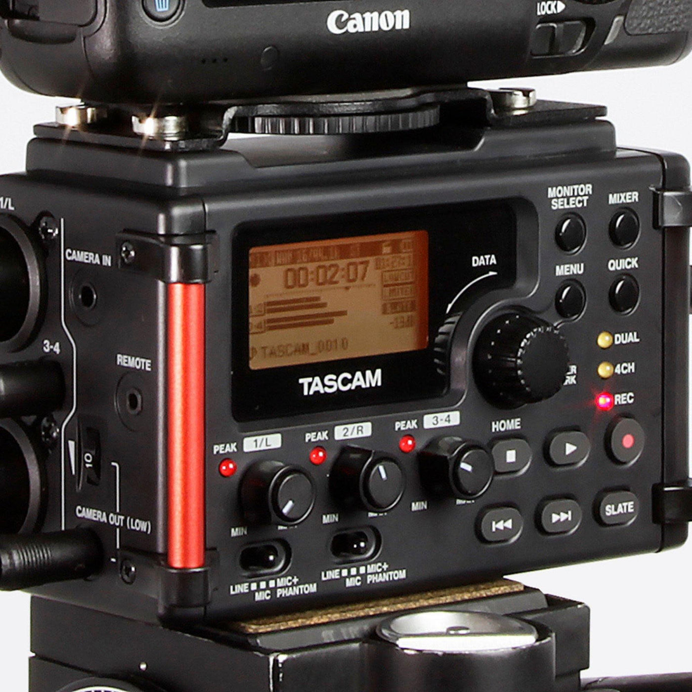 Tascam DR-60DMKII 4-Channel Portable Audio Recorder for DSLR