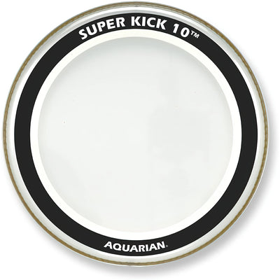 Aquarian SuperKick10 Bass Drum Head, Clear, 18-Inch (SK10-18)