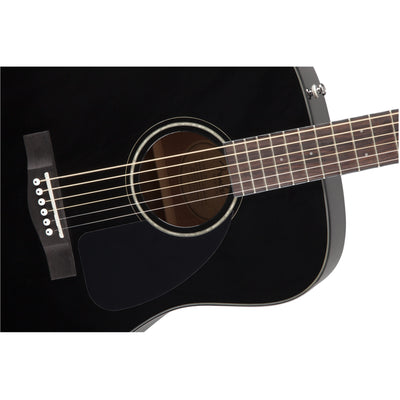 Fender CD-60 Dreadnought V3 with Case, Black (0970110206)